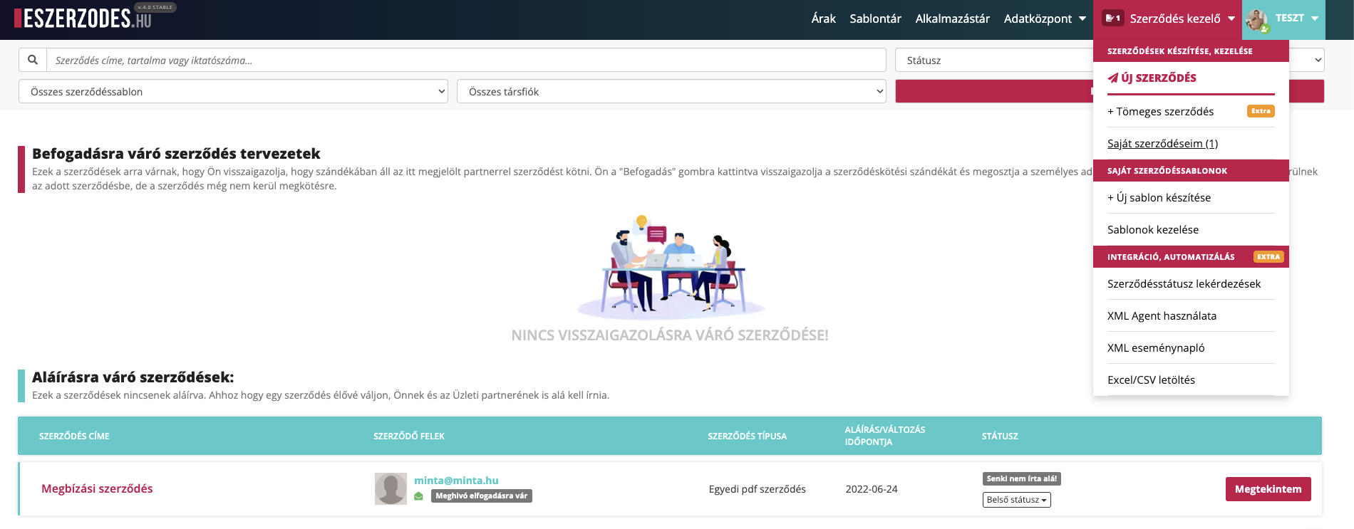 Suppression ou archivage d'un contrat